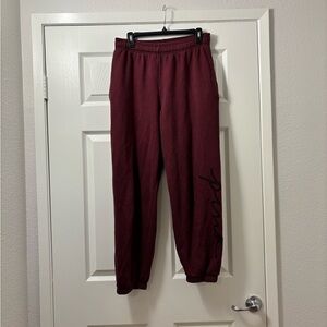 PINK Victoria's Secret Maroon Lounge Sweatpants
